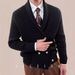 Autumn And Winter High-End V-Neck Cardigan Men's British Slim Fit Light Mature Business Knit Popular Sweater Jacket Men_viptrois.com