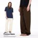 Men's Clothing Loose Fitting Wide Leg Minimalist Cleanfit Casual Pants For Men - Relaxed Wide-Leg Denim Jeans With Belt, Straight Cut, Unisex Style_viptrois.com