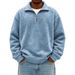 2026 Autumn And Winter New Hot Selling Eco-Friendly Fabric Boys Versatile Athleisure Fashion Half Zipper Stand Collar Long Sleeve Sweatshirt_viptrois.com