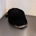 Women's Hats Retro Solid Color Corduroy PU Forward Hat Autumn And Winter Men And Women Simple Street All Match Duckbill Beret Trend_viptrois.com