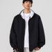 Zipper Cardigan Sweatshirt Men's Design Sense Splicing Hooded Jacket College Style Couple Top_viptrois.com