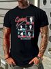 Survivor T Shirt Crew Neck 80s ConcerT Band Black 1980s XL Graphic Unisex Stretched Slightly Soft Designer Clothes Stylish Versatile Summer_viptrois.com