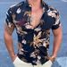 Shopify 2025 Summer New Striped Men's Casual Short Sleeve Shirt_viptrois.com