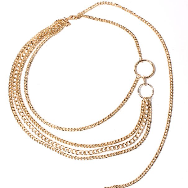 Women's Waist Chains Jewelry Alloy Multi Layer Exaggerated Body Chain Women Retro Street Shooting Waist Chain Women_viptrois.com