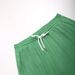 Men's Casual Short Sleeve Shirt Set, Striped Button-Down Shirt With Collar, Trendy Green Outfit For Street Style_viptrois.com