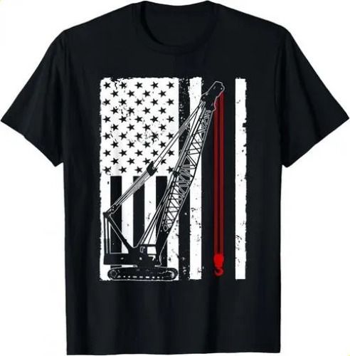 T-shirtcrane Operator Design For Men Us 2026 Heavy Equipment Cran_viptrois.com