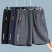 Men's Clothing Summer Ultra Thin Ice Silk Men's Shorts Trend Sports Quick Drying Zipper Loose Casual Running Ice Silk Pants 2023_viptrois.com
