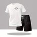 Men's Mesh Sport Short Sleeve T-Shirt & Shorts Set | Quick-Dry Athletic Two-Piece Outfit Versatile Color Options_viptrois.com