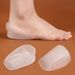 Universal U-Shaped Heel Cushion – Soft SEBS Gel Support For Sneakers & Boots (Unisex 35-44, Shock Absorption & Hidden Lift)_viptrois.com