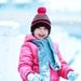 Kids' scarf, hat & glove sets Children's hat and gloves two-piece winter plus fleece warm children's five-finger knitted winterproof suit_viptrois.com