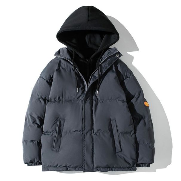 2025 Fashion Winter Hooded Casual Two-Piece American Style Thickened Warm Puffer Men's 70 Area Cotton Jacket_viptrois.com