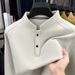 2025 New Double-Sided Thermal Base Shirt Men's Stand Collar Long Sleeve T-Shirt Autumn Winter Slim Fit Business Casual_viptrois.com