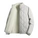2025 New Lightweight Reversible Winter Cotton Coat Light Business Casual Stand Collar Jacket Men's Plus Size_viptrois.com