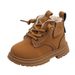 Child's shoes Heavy leather boots for boys non-slip cotton boots for girls_viptrois.com