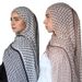 New Printed Chiffon Headscarf Arab Scarf Middle East Dubai Turkey Palestinian Headscarf Cross Border Spot_viptrois.com
