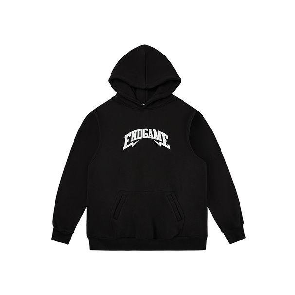 Men's Clothing | Autumn and Winter 380g Velvet Hooded Sweatshirt Foam Printed Sweatshirt Men's Loose Top_viptrois.com