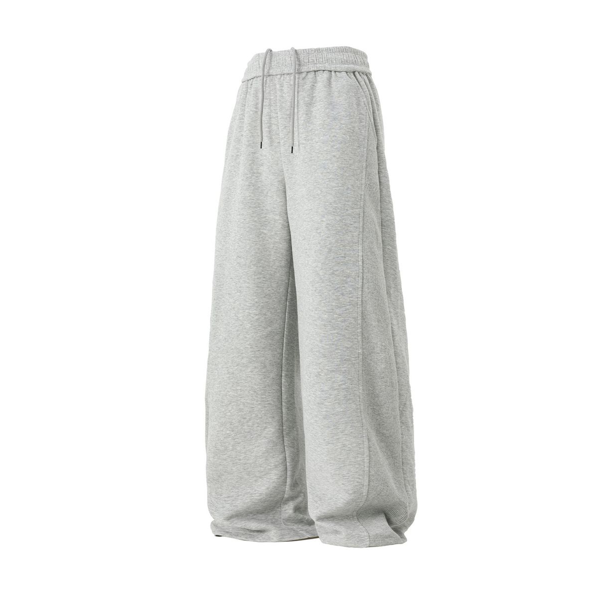 Side Stitching Design Straight Casual Pants Men's Autumn New Heavy Loose Drape Trousers Trendy Brand Sports Sweatpants_viptrois.com