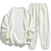 Men's Clothes Men's Hoodie Round Neck Loose No Hat On Spring And Autumn Casual Sportswear Suit_viptrois.com