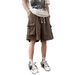 Men's Clothing Summer New Version Ins Solid Color Loose Casual Pants Fashionable Multi Pocket Five_viptrois.com