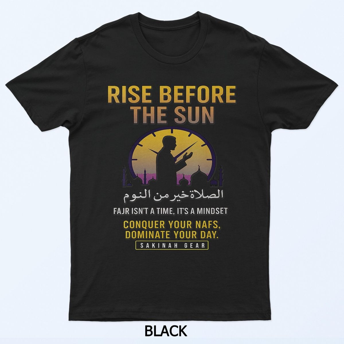 Islamic Streetwear Fajr T-Shirt Mens Womens Tees Top_viptrois.com