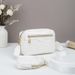 Women's Quilted Crossbody Bag - Minimalist Shoulder Purse With Mini Coin Pouch, Casual Everyday Use_viptrois.com