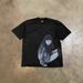 Oversized Loose Short-Sleeved T-Shirt 250g Heavyweight Pure Cotton Kuriyama Chiaki Print Unisex Style 24ss Men And Women Top_viptrois.com