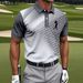 Men's Clothing Golf Ball Pattern Polo Shirt 3D Print Business Short Sleeve Fashion Top For Men New Style_viptrois.com
