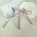 New DIY Leather Bow Lanyard Keychain Pendant Creative Headphone Bag Backpack Pendant Hand Woven Rope_viptrois.com