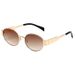 2024 Oval Sunglasses – Small Round Metal Frame Fashion Glasses For Men & Women_viptrois.com