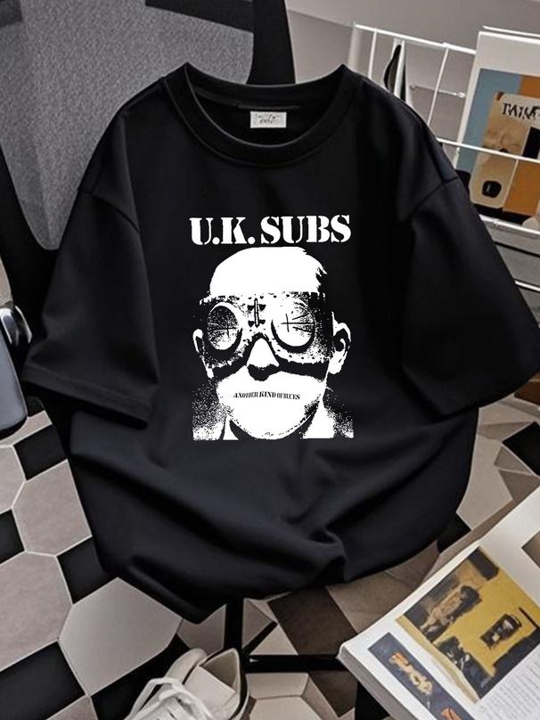 uk Subs Another Kind Of Blues Blue T Shirt Versatile Fashion Stylish Graphic Top For Everyday Wear Homme Stretched Unisex Soft Designer Clothes_viptrois.com