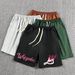 Men's Clothing Heavyweight Summer Men's Five Point Sports Shorts Ins High Street Trend Beach Big Pants Casual Loose Straight_viptrois.com