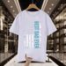 Retro Printed T-shirt With Short Sleeves, Large Size Loose Trendy Men Wear A Half-sleeved Top._viptrois.com