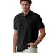 Men's Clothing Heavy Jacquard Design Simple Casual Business Loose Short Sleeve_viptrois.com