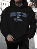 Men's Autumn And Winter Casual Fashion Loose Hooded Sweatshirt Brooklyn 1995 Letter Printed Warm Long Sleeved Pullover_viptrois.com