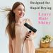 Foldable 1600W, Powerful Fast Drying, Travel Hair Blow Dryer With Storage Bag, Diffuser Nozzle, Lightweight Portable_viptrois.com