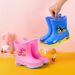 Mother&Kids Water shoes Boys Summer rain shoes Girls cartoon light waders Children warm rain boots Children rubber shoes_viptrois.com