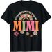 Camiseta Algodón De Manga Corta "Mis Personas Favoritas Me Llaman Mimi" Divertida Retro Floral Para Hombres Y Mujeres_viptrois.com