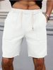 Men's Casual Stretch Denim Jeans Solid Color Five Point Shorts Loose Fit Summer New_viptrois.com