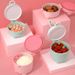 Baby Formula Box Portable Food Supplement Box Sealed Can Divisible Moisture-proof Storage Tank_viptrois.com
