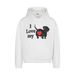 Funny Cartoon Puppy Print Loose Hoodie Men's Autumn Winter Casual Pullover Sweatshirt Vibe Trend_viptrois.com