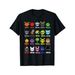 Camiseta Algodón Personaje Dibujos Animados Colorido Sprunki Youngsters - Transpirable Que Absorbe La Humedad, Cuello_viptrois.com
