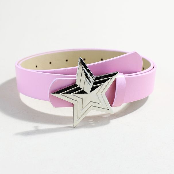 Y2K Dopamine Belt For Women - Star Embellished Jeans Belt, Vintage Aesthetic Waistband For High-Waisted Pants & Streetwear_viptrois.com