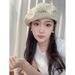 Large Head Circumference Beret Summer Thin Hollow Woven 2024 New Style Artist Hat Plus Size Suitable For Big Round Face_viptrois.com