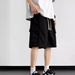Men’s Clothing Shorts Men Summer Trend Army Green Overalls Thin Loose Shorts Casual Straight Cotton Pants_viptrois.com
