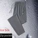 Men's Quick-Dry Ice Silk Trousers – Summer Breathable Joggers With Zipper Pockets (Stretch Fit, UPF 50+, S-5XL)_viptrois.com