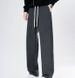Men's Clothing Autumn And Winter, Slim Fit, Flattering Straight Leg, Versatile, Sporty, Sweatpants, Loose Fit, Wrinkle Resistant, Wide Leg Trousers_viptrois.com