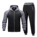 New Coat Autumn And Winter Men's Color Matching Fashion Raglan Sleeve Sweatshirt Men's Casual Sports Top_viptrois.com