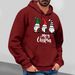 Pure 2024 European And American Christmas Hoodie For Men, Cartoon Hip-Hop Long Sleeve Holiday Style Sweatshirt, Streetwear_viptrois.com