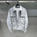 Men's Clothing Spring New Jacquard Denim Jacket Fashion Embroidery Men's Loose Jacket Lapel Coat_viptrois.com