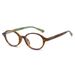 FME Oval Eyeglasses - Retro Round Frame & Lightweight Acetate | Fashion Glasses For Men & Women_viptrois.com